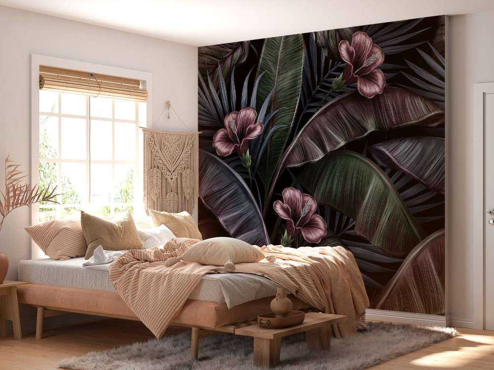 Hibiscus tropical motif