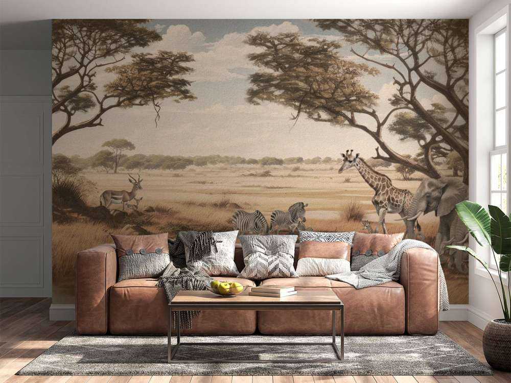 Paysage de safari