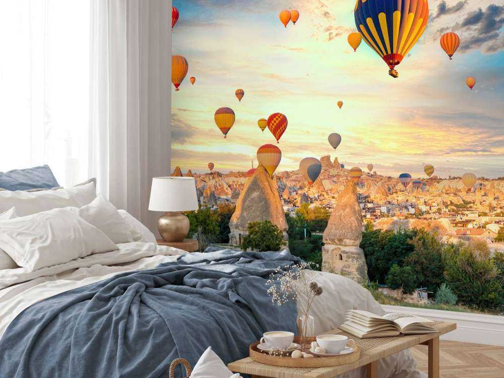 De belles montgolfières