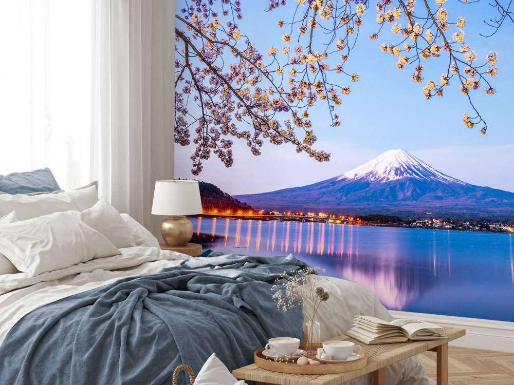 Le Mont Fuji au bord de l'eau