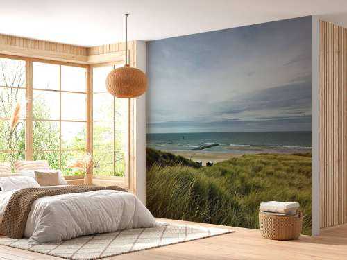 La plage depuis les dunes