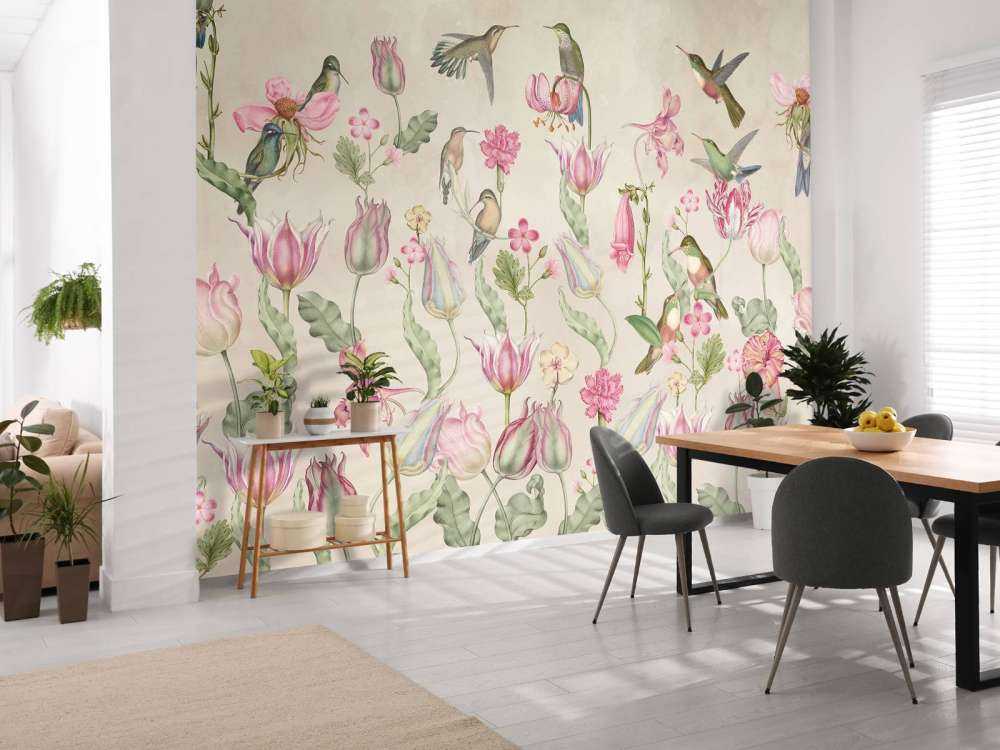 Symphonie de tulipes colibri