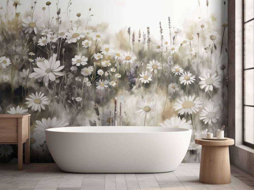 Crème de prairie de marguerites silencieuses