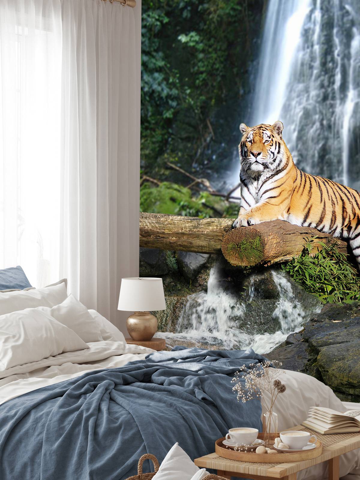 Tigre dans la jungle
