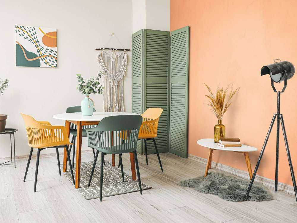 Béton orange clair