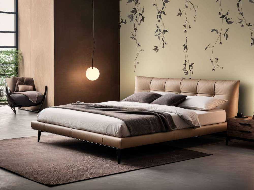 Brins de clématite sur beige