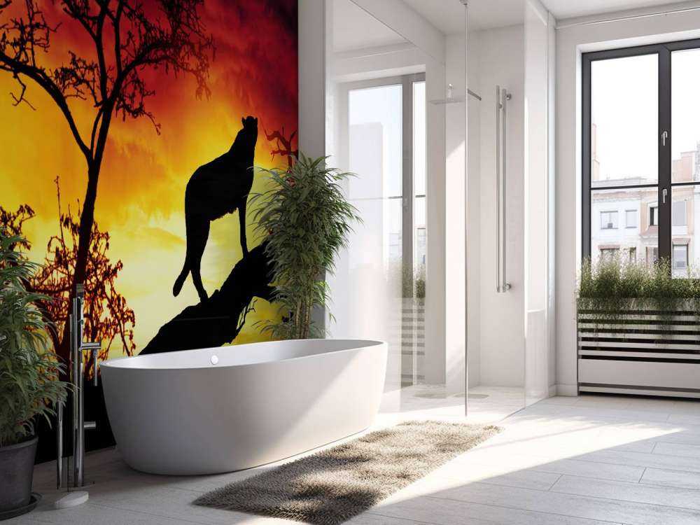 Guépard sur un arbre