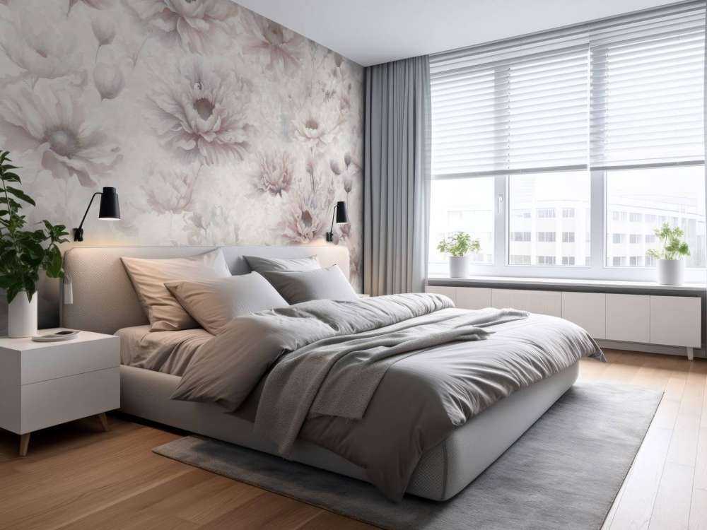 Mur romantique orange
