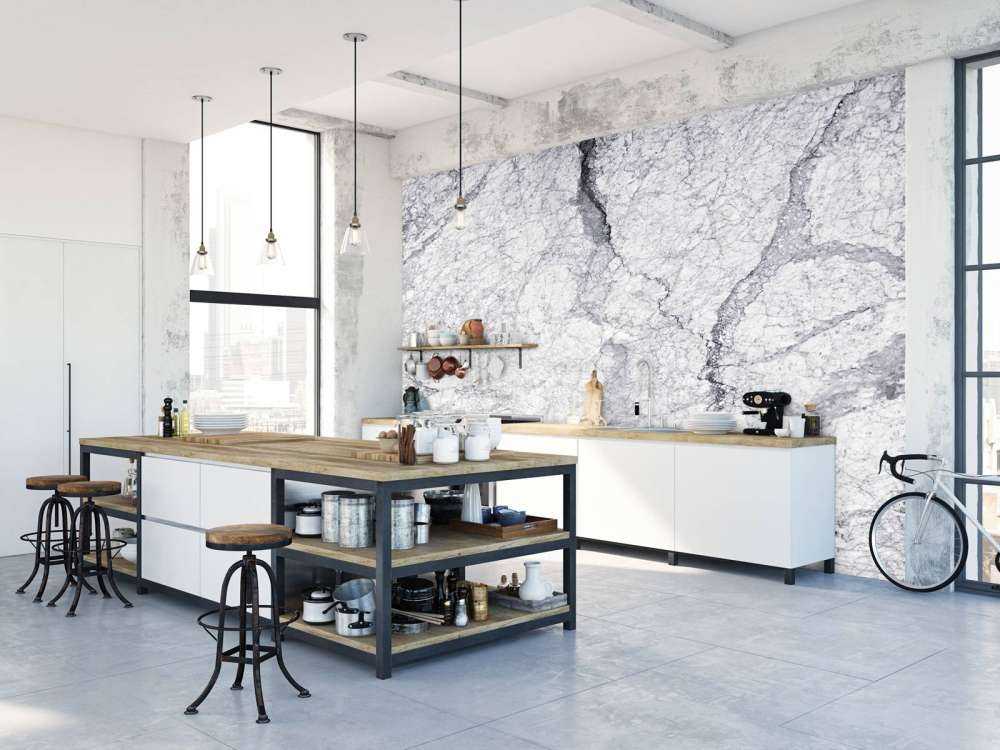 Marbre noir et blanc