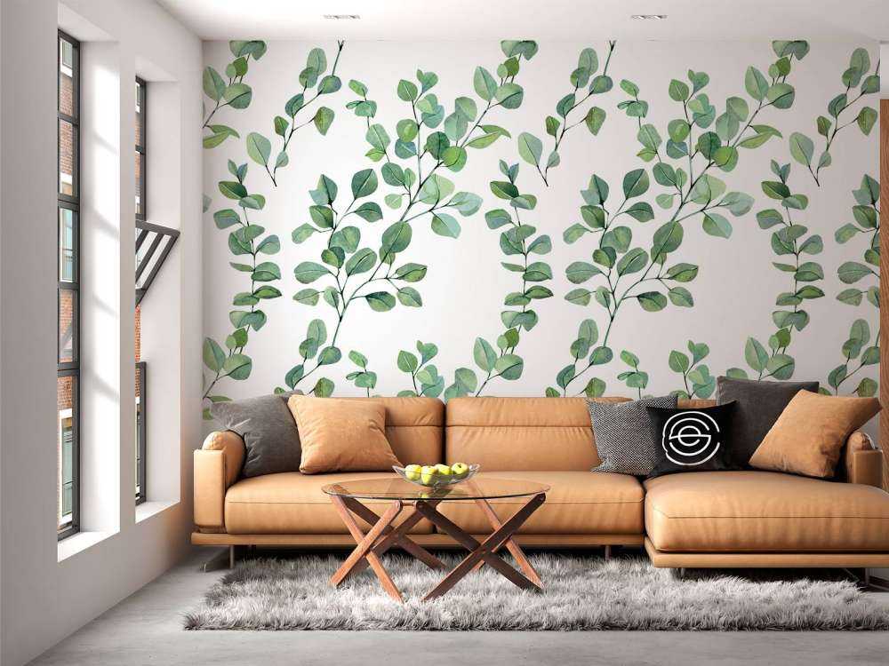 Aquarelle feuilles et branches