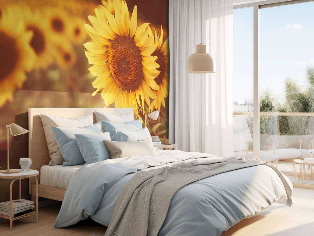 Les tournesols en plein soleil