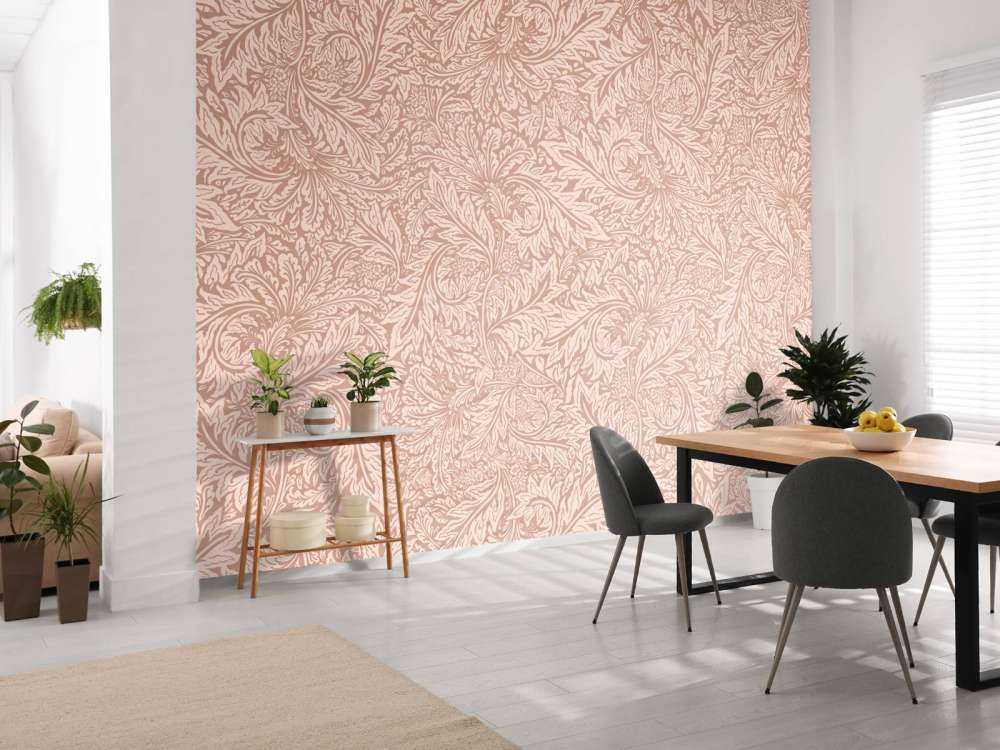 Morris Florals & Leaves - terracotta