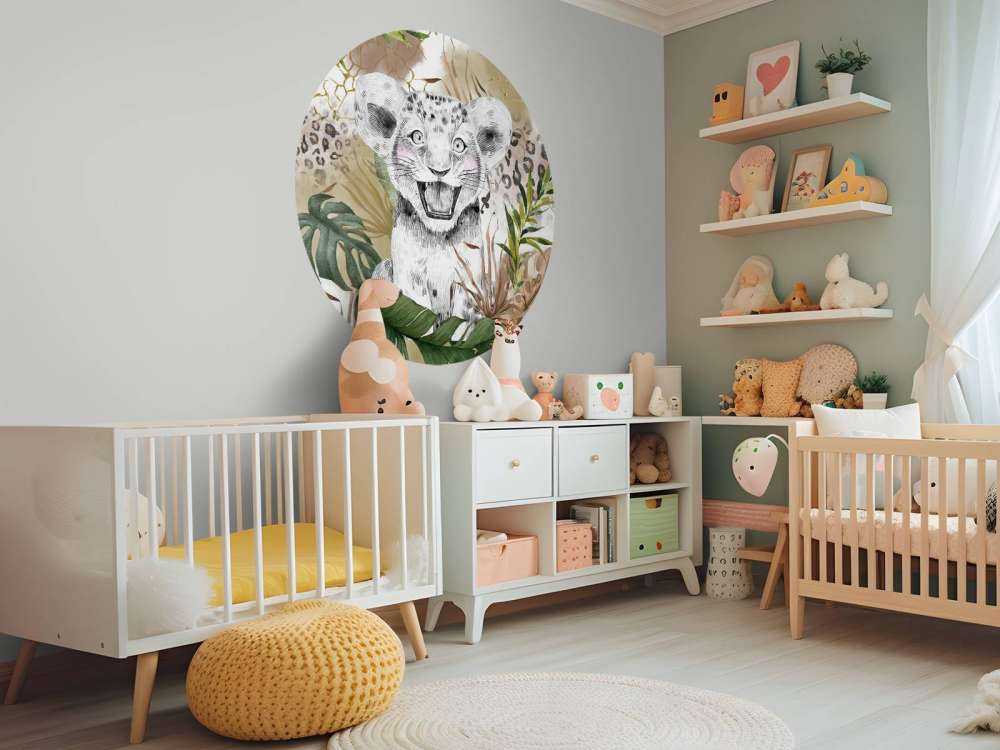 Bébé lion savana