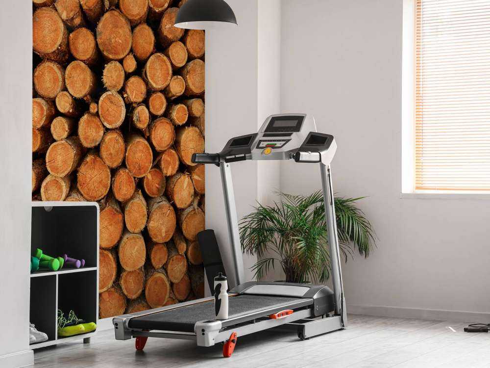 Pile de troncs d'arbres sombres