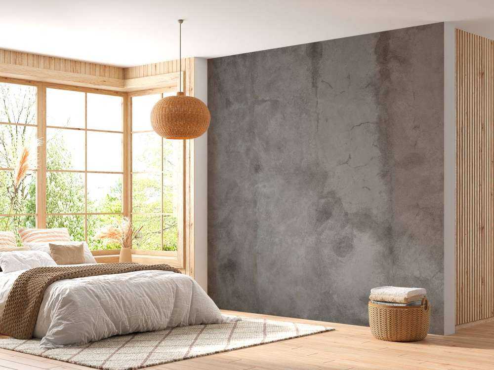 Béton avec fissures de balayage
