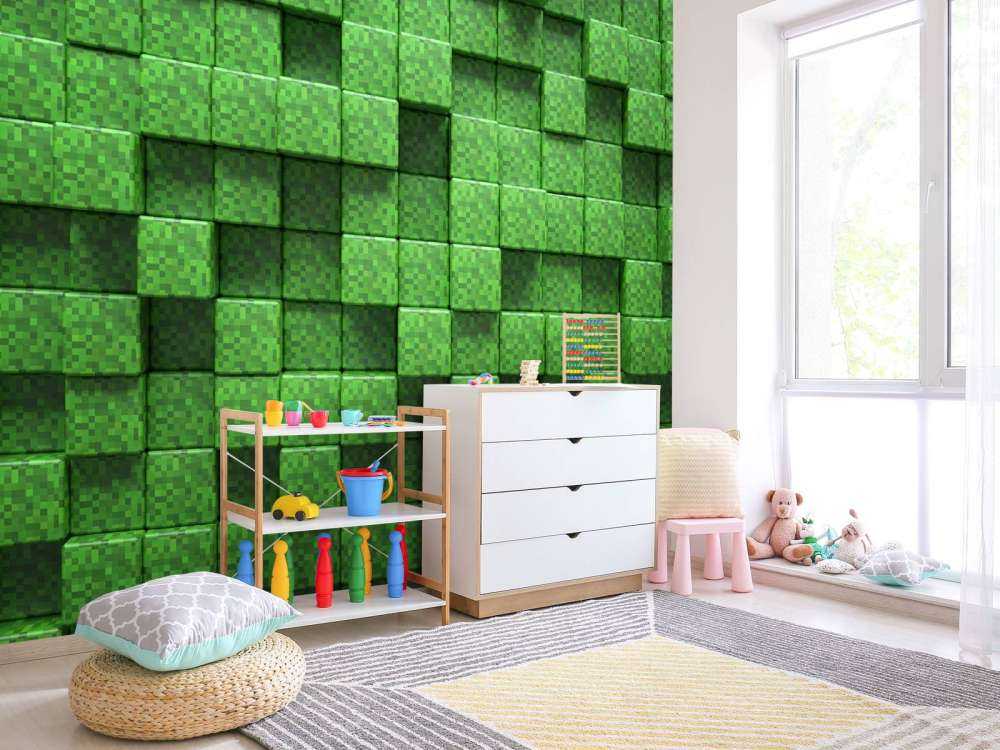 Herbe Minecraft 3D