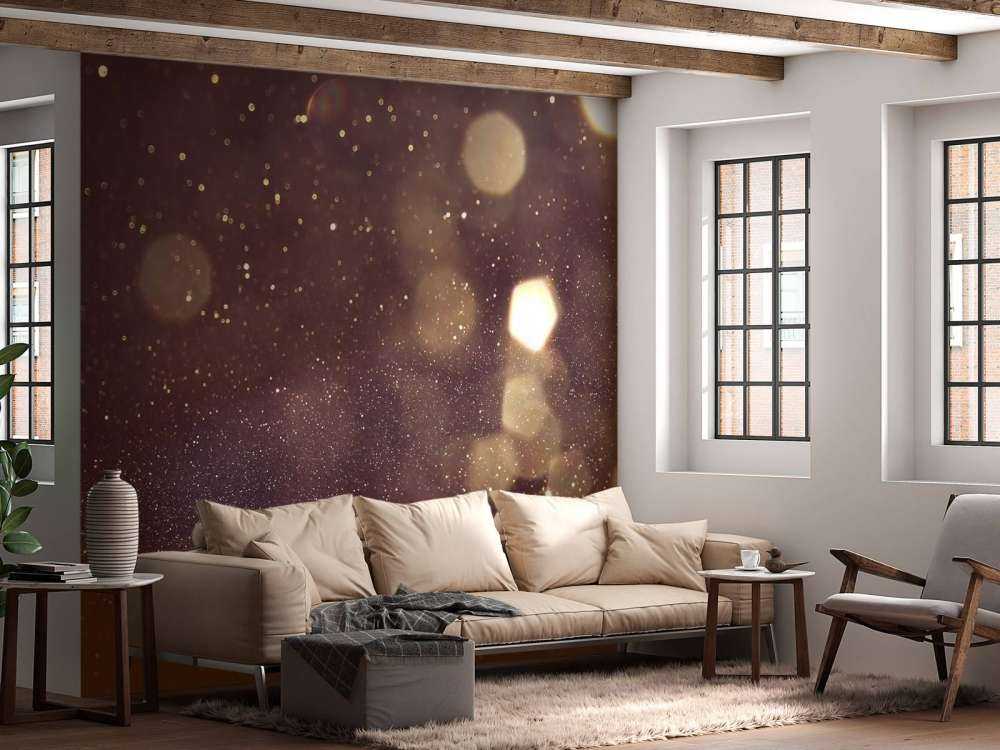 Lumières abstraites à paillettes