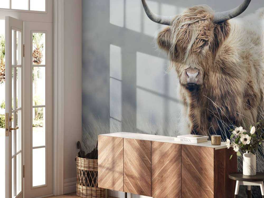 Les Highland écossais dans la nature