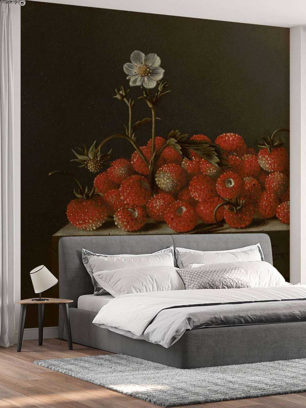 Nature morte aux fraises des bois
