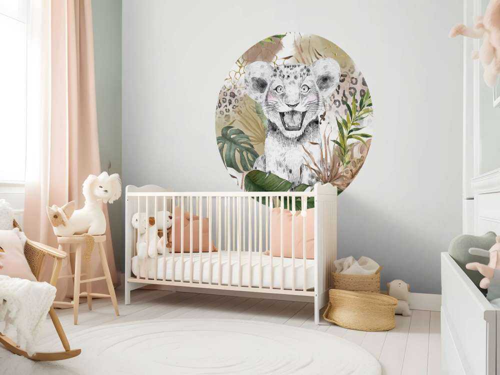 Bébé lion savana