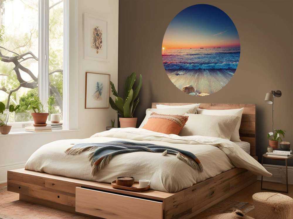 Coucher de soleil sur la mer