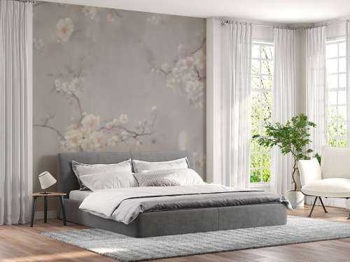 Branches de fleurs taupe adorables