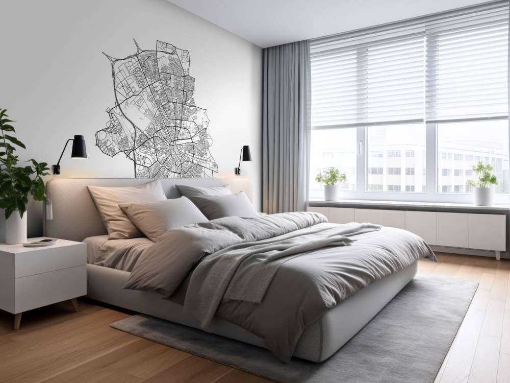 Carte d'Eindhoven, blanc