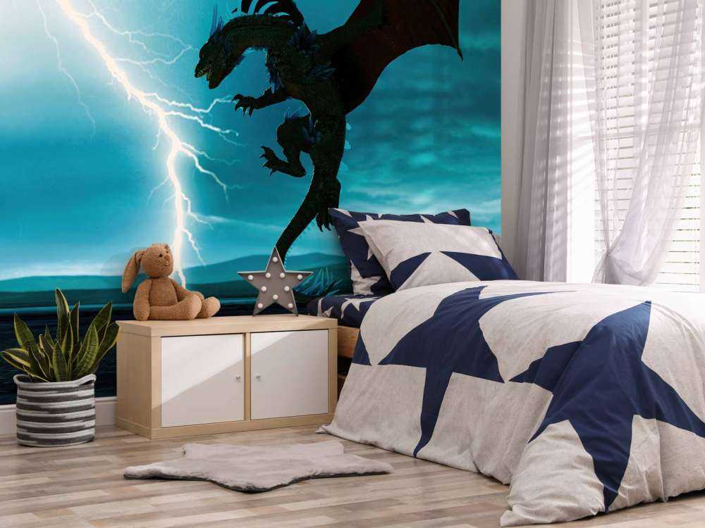 Dragon à l'orage