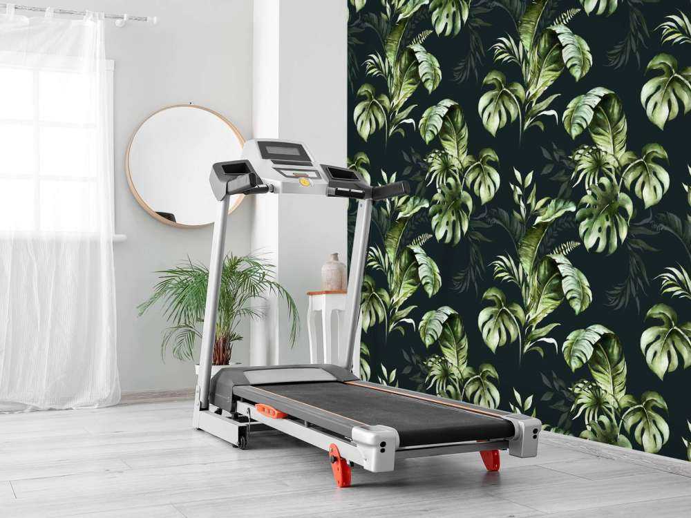 Motif vert avec des feuilles