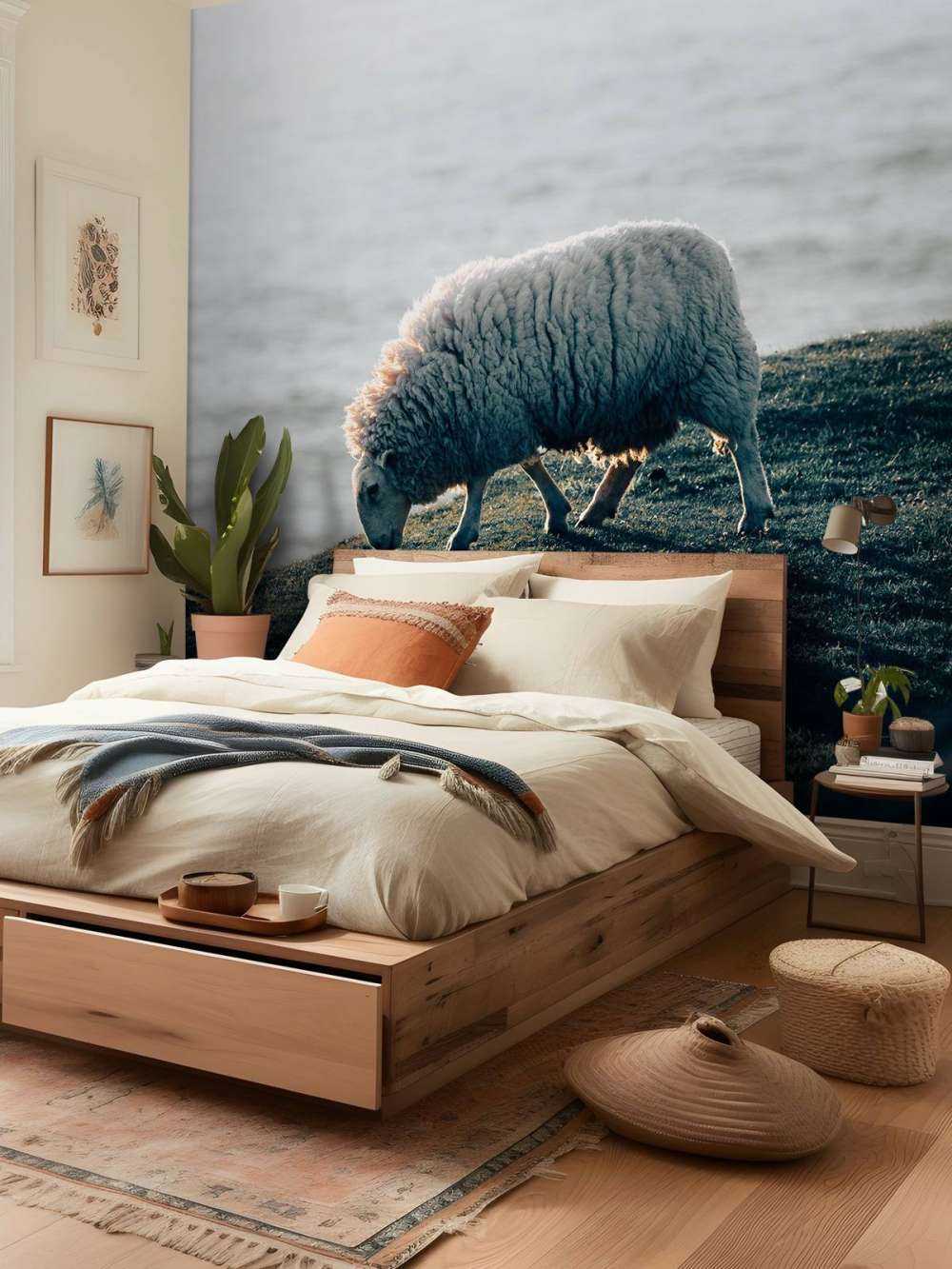 Moutons au pâturage
