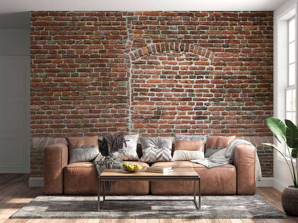 Vieux mur fissuré