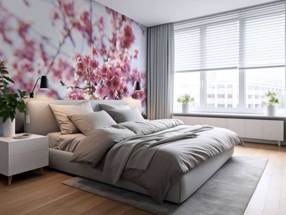 Gros plan sur la fleur rose