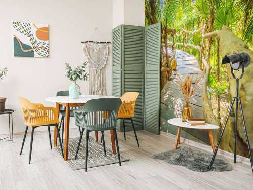Pont dans la jungle tropicale