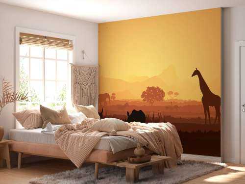 Les animaux sauvages dans la savane