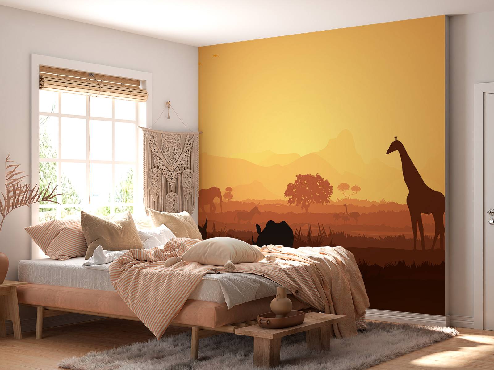 Les animaux sauvages dans la savane