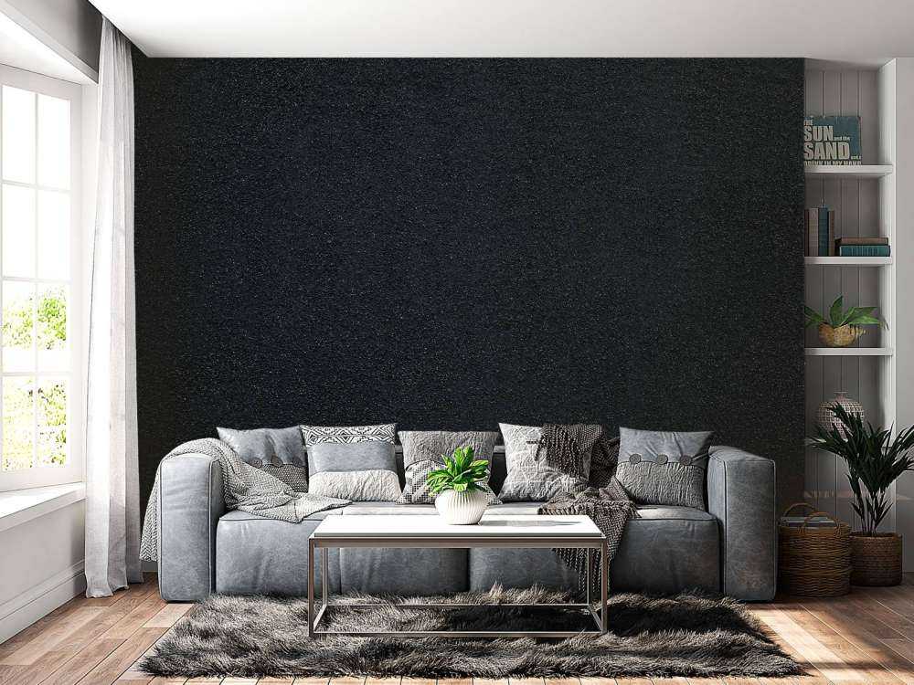 Mur sombre avec des pierres fines