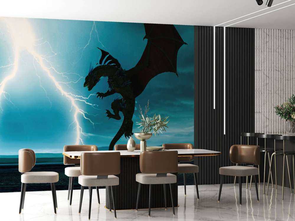 Dragon à l'orage