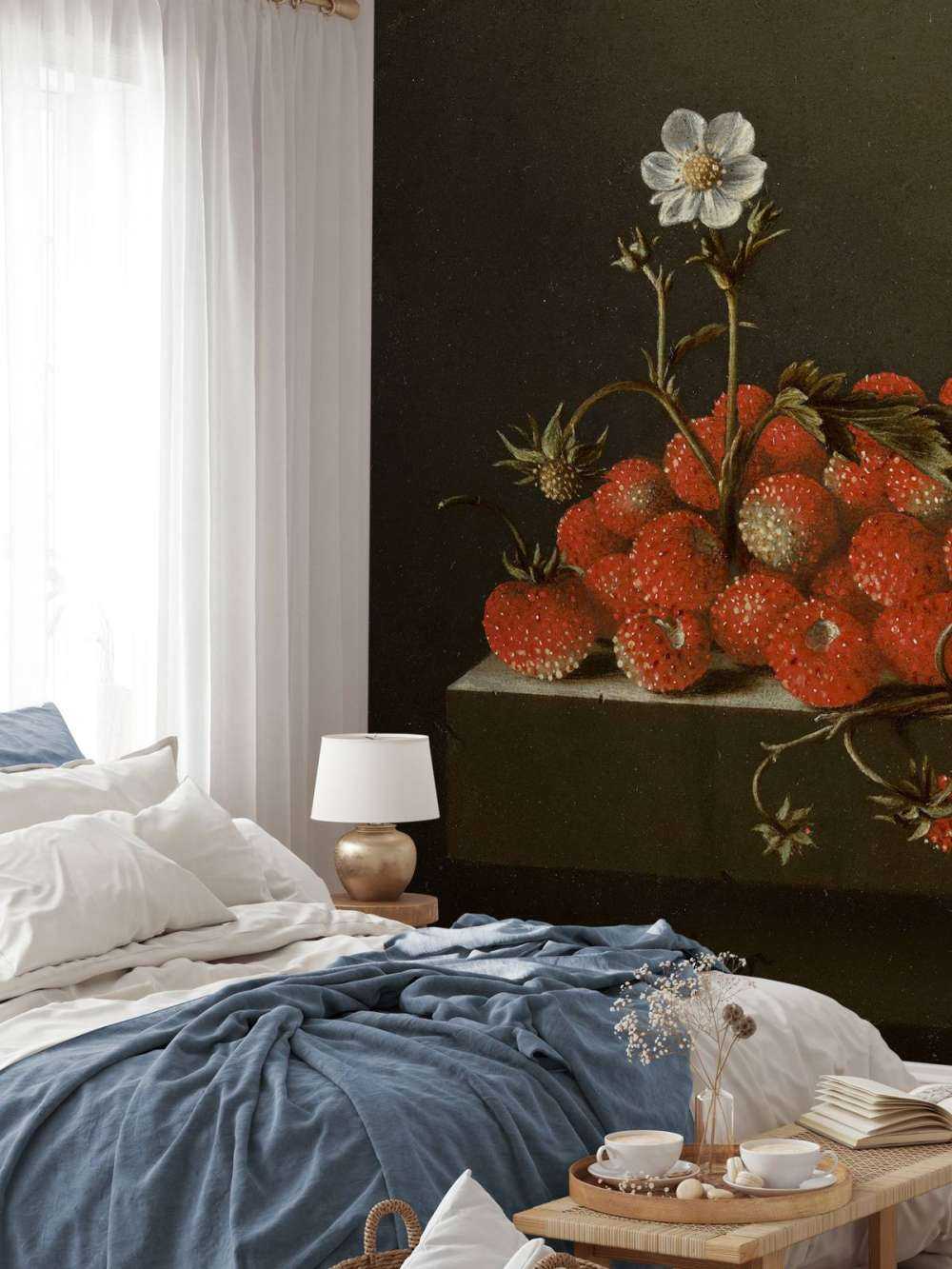Nature morte aux fraises des bois