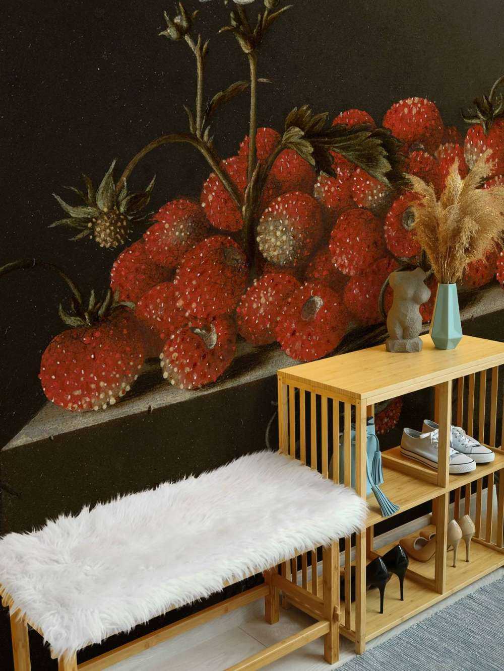 Nature morte aux fraises des bois