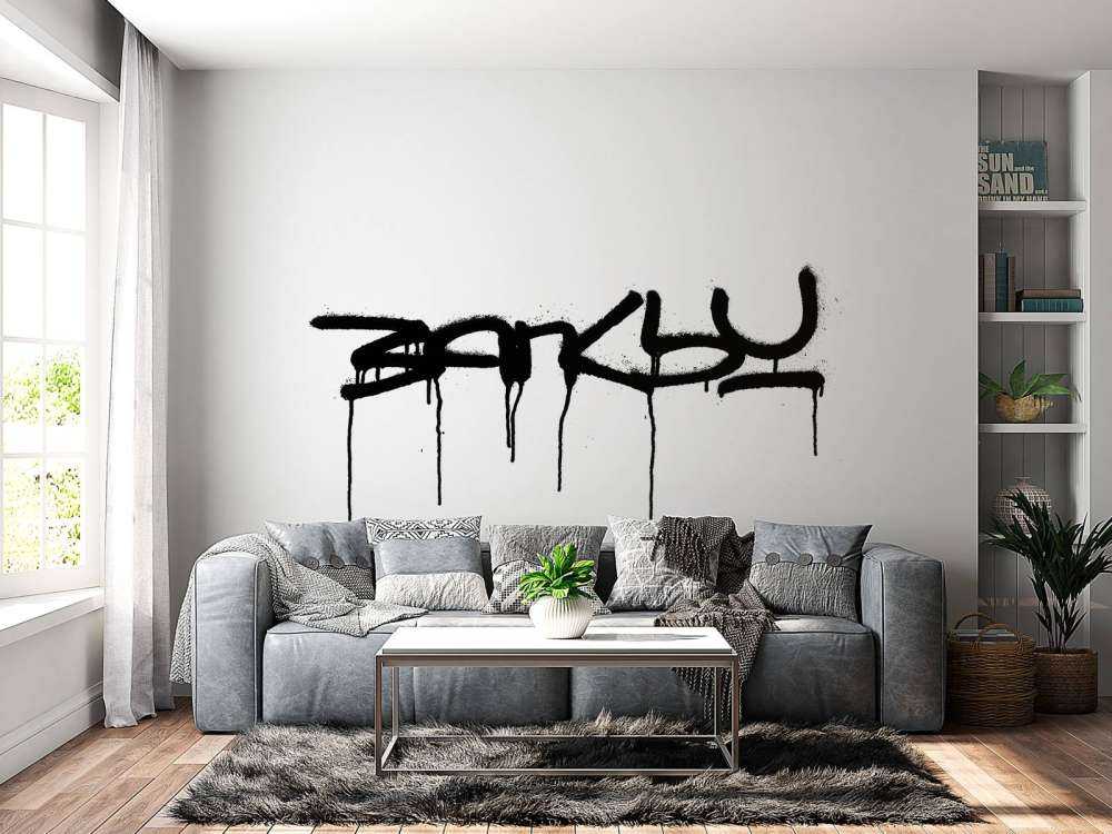 Banksy - Tag, white