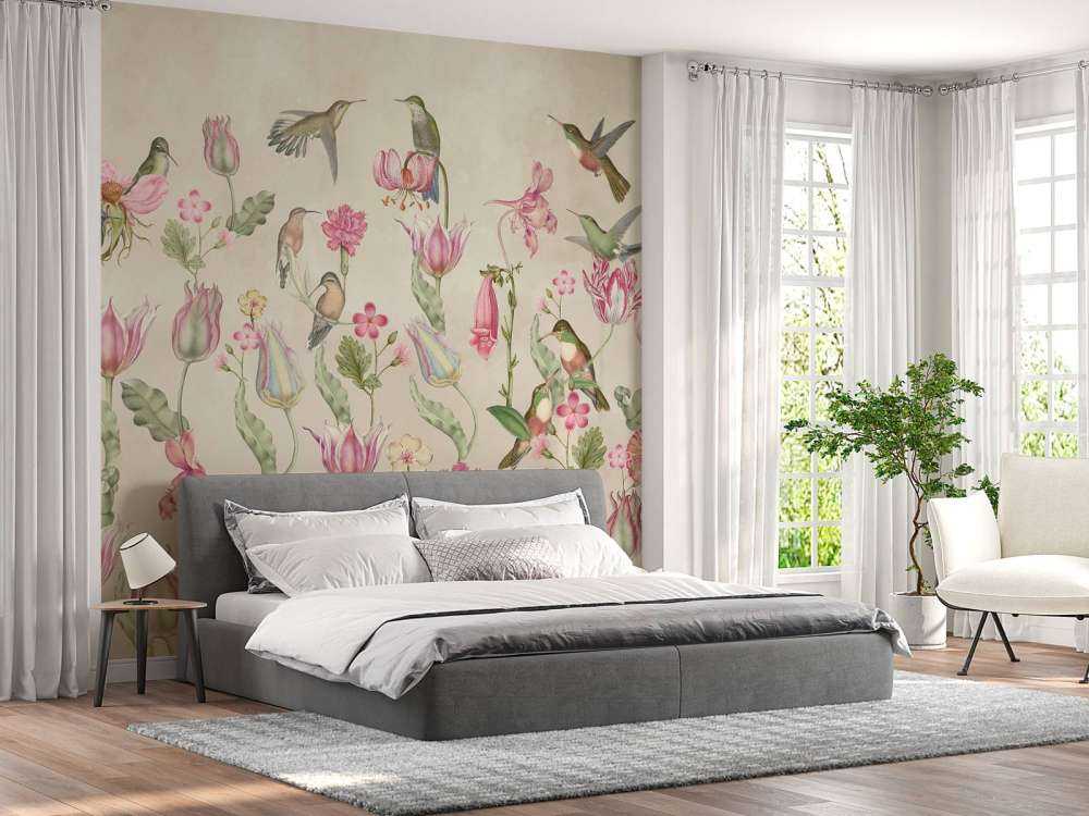 Symphonie de tulipes colibri