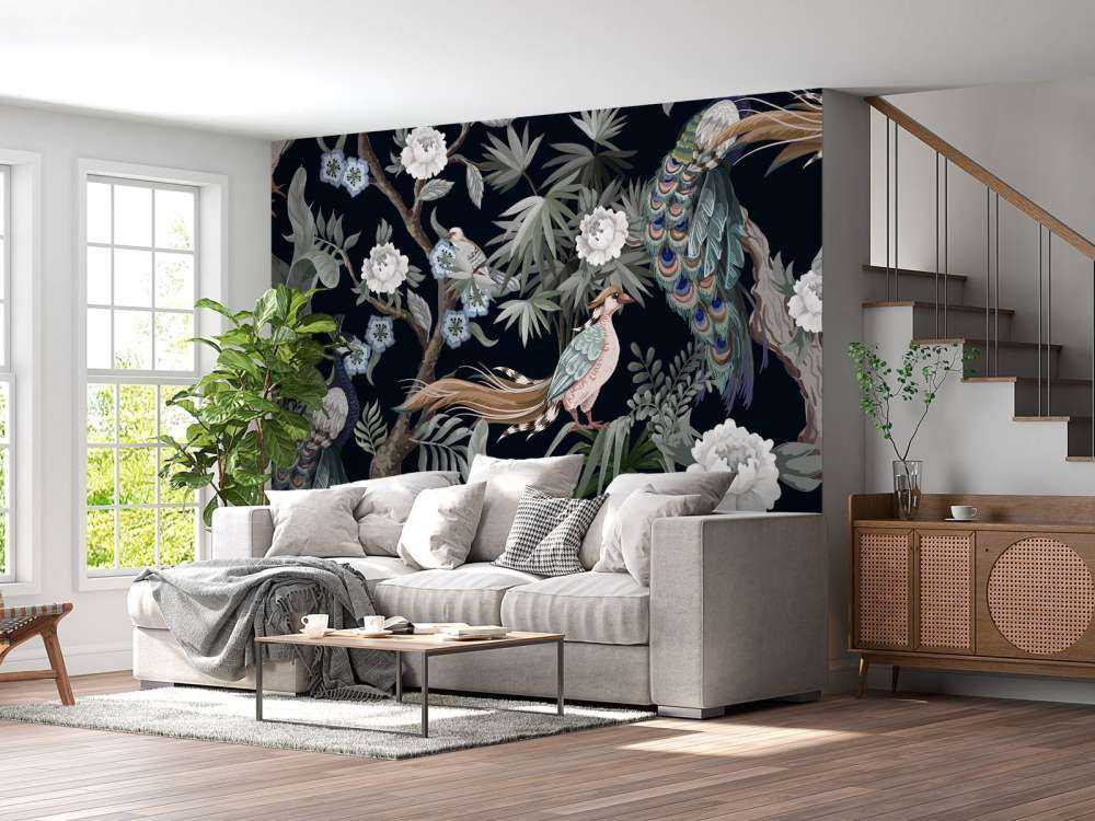 Paon en floraison nocturne