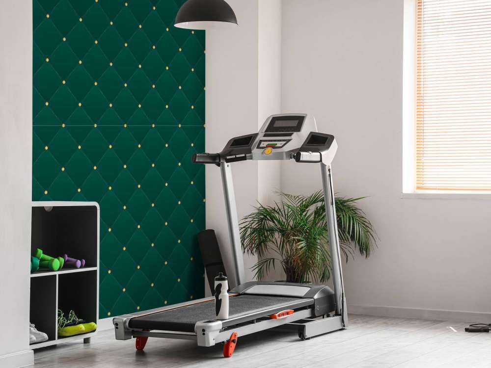 Motif chesterfield vert foncé