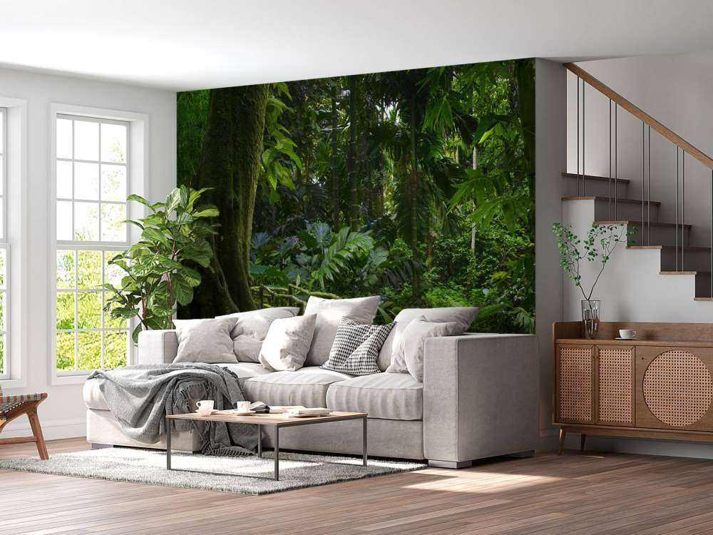 Pont étroit dans la jungle