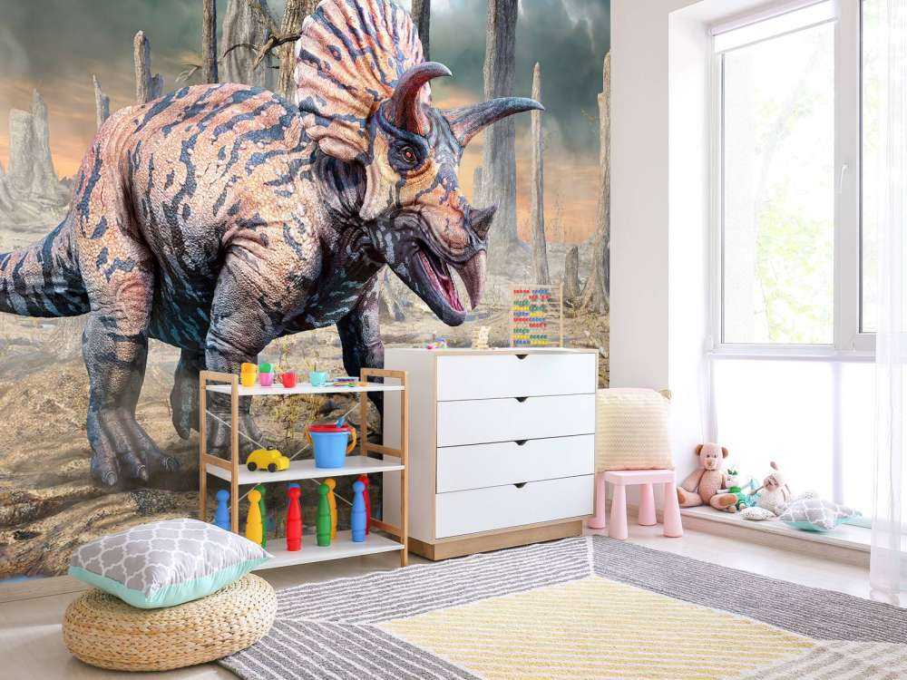 Torosaurus dans une zone déserte