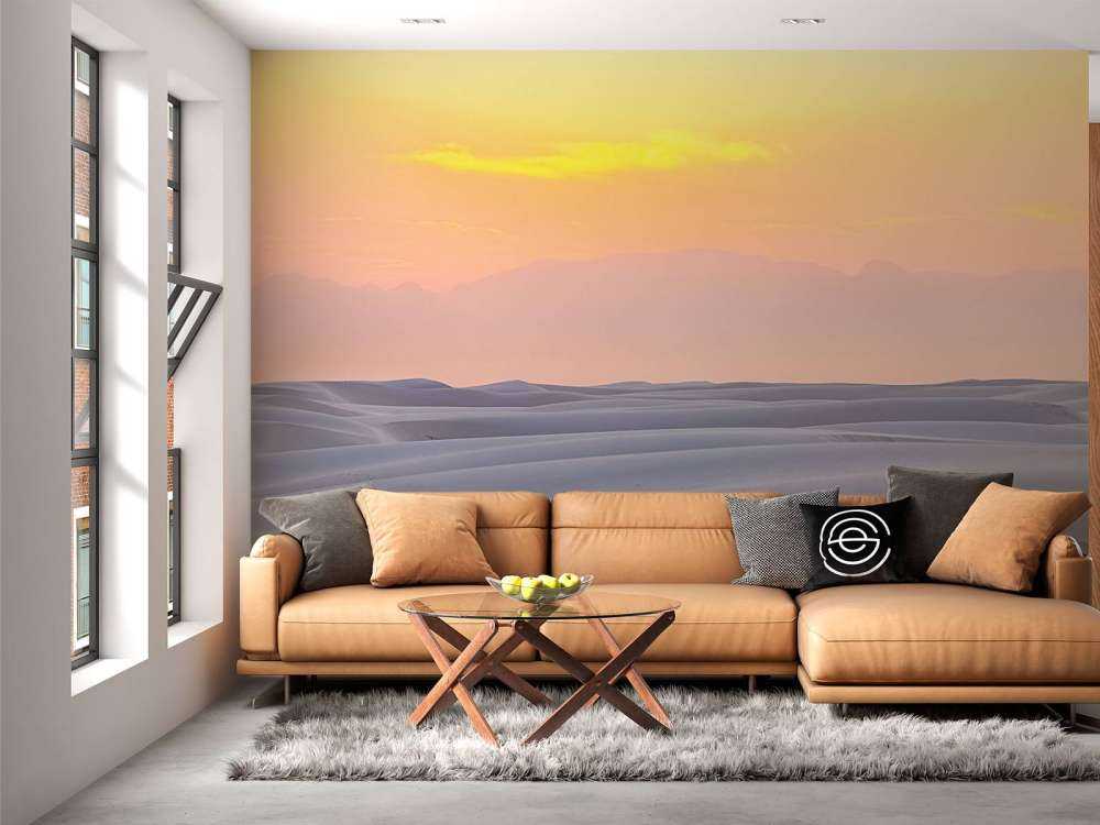 Dunes de sable blanc