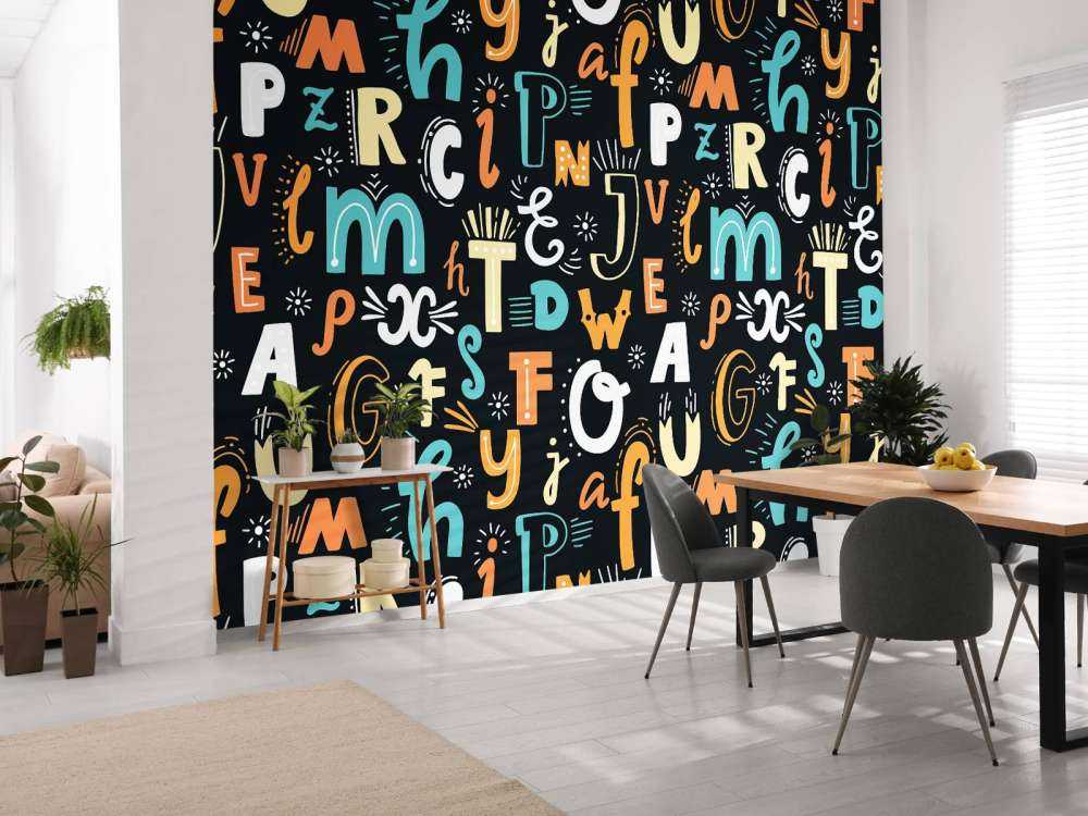 Lettres de couleur