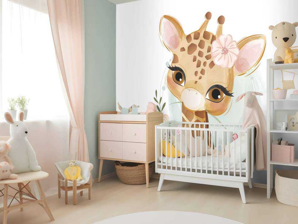 Bébé girafe