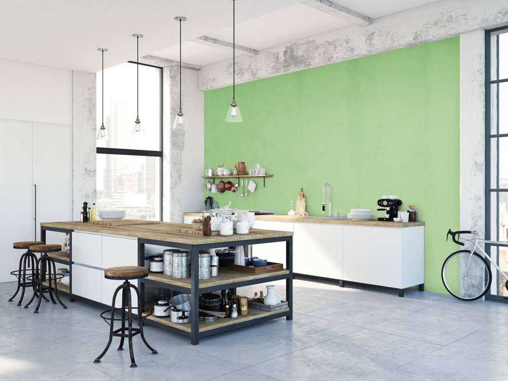 Béton vert sauge