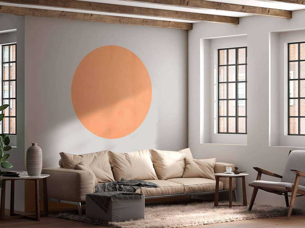 Béton orange clair